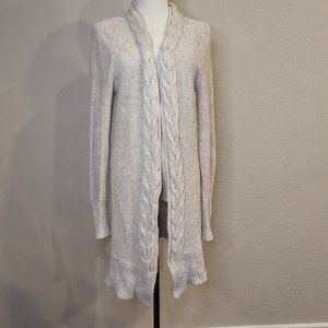 Banana Republic Cream Cable Knit Cardigan